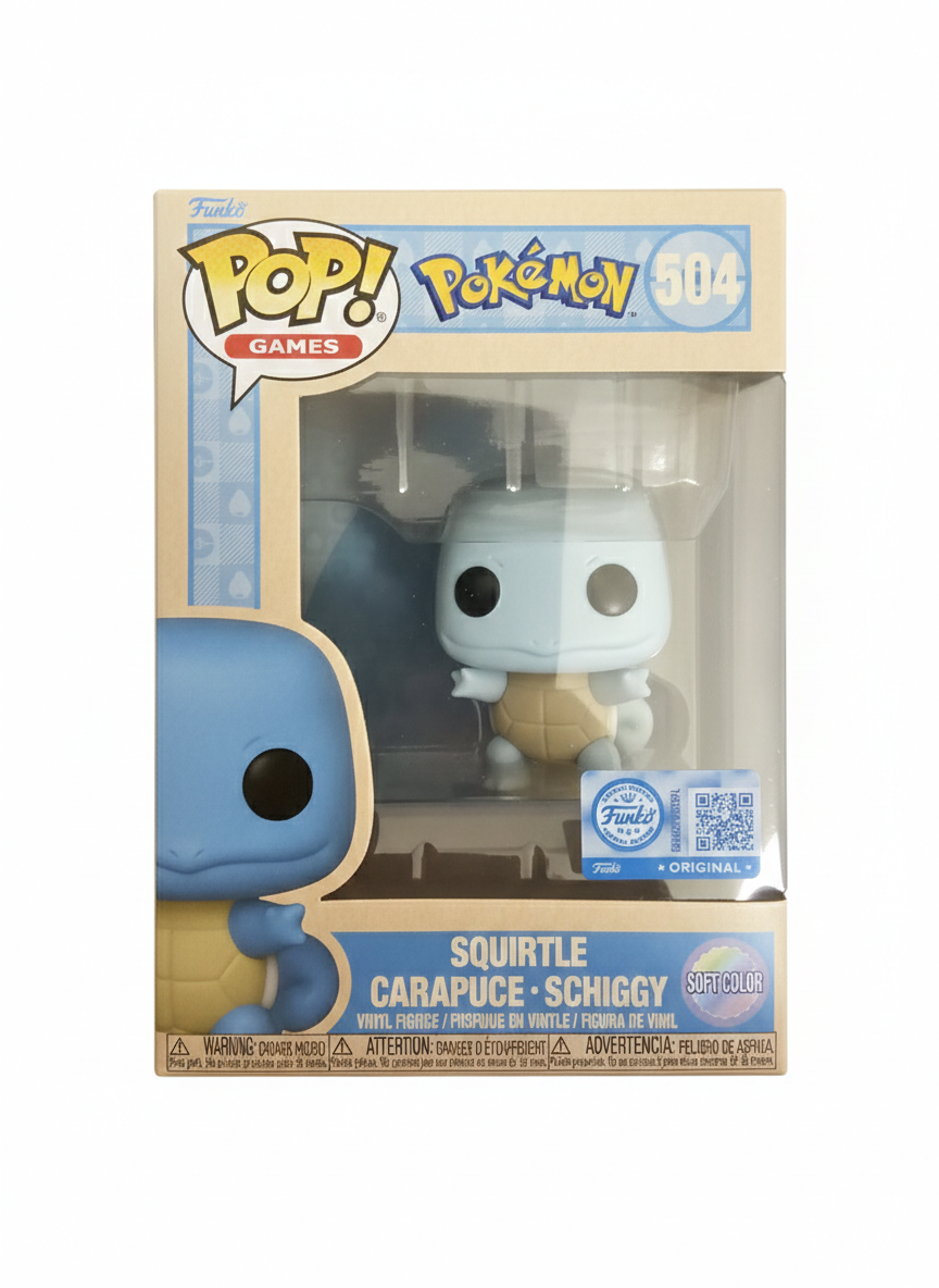 Funko Pop Pokemon Squirtle (Soft Color) N°504