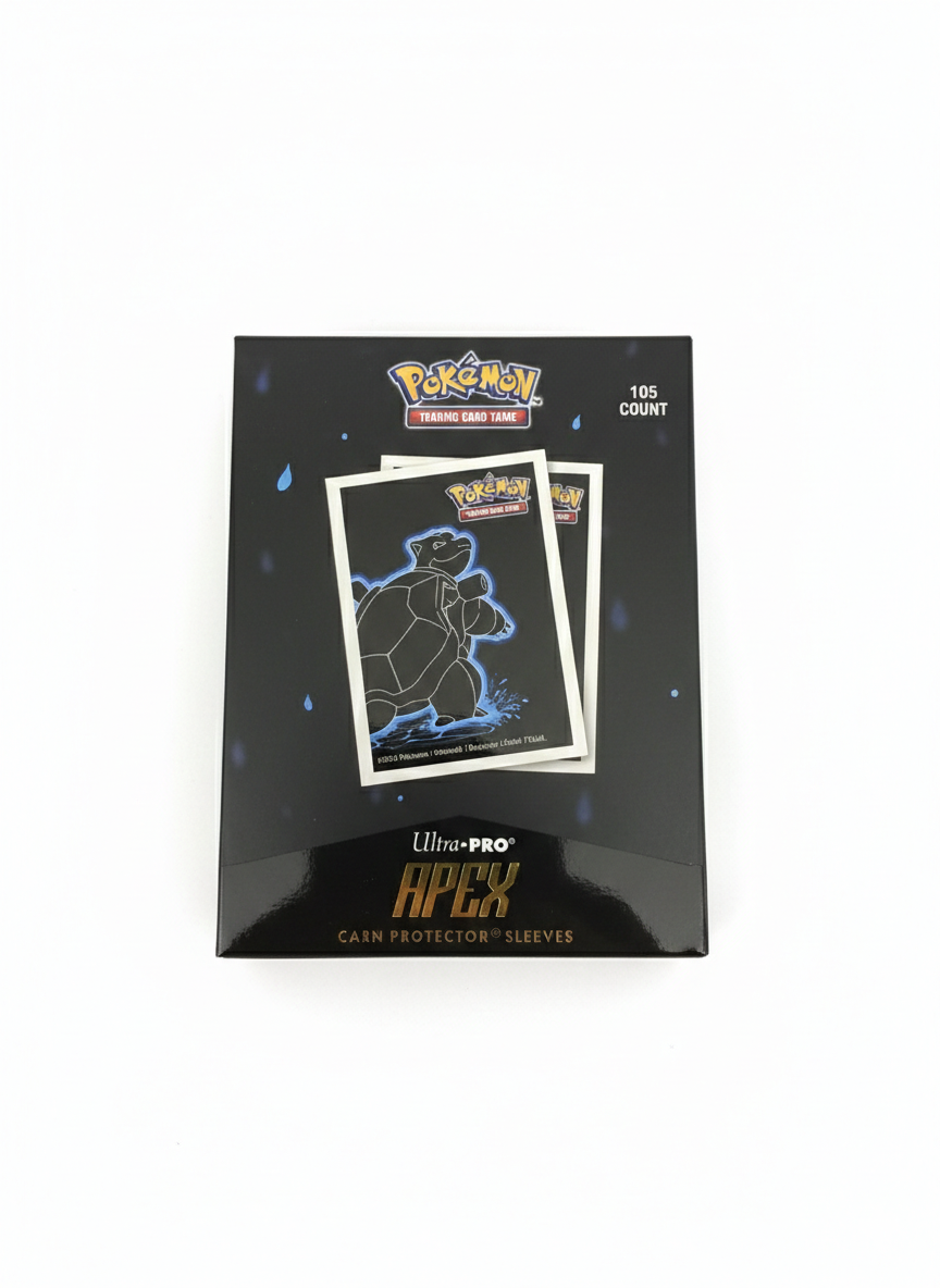 Apex Deck Protector Sleeves Standard Size - 105 Cound - Blastoise