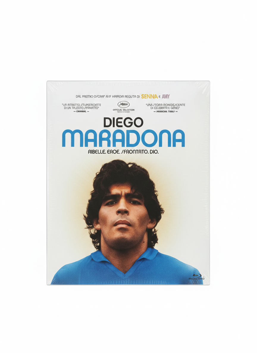 Blu-Ray Disk "Diego Maradona Ribelle. Eroe. Sfrontato. Dio.