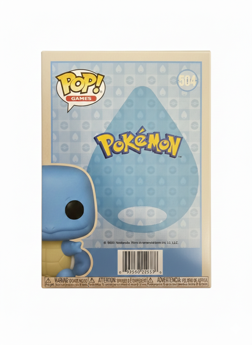 Funko Pop Pokemon Squirtle (Soft Color) N°504