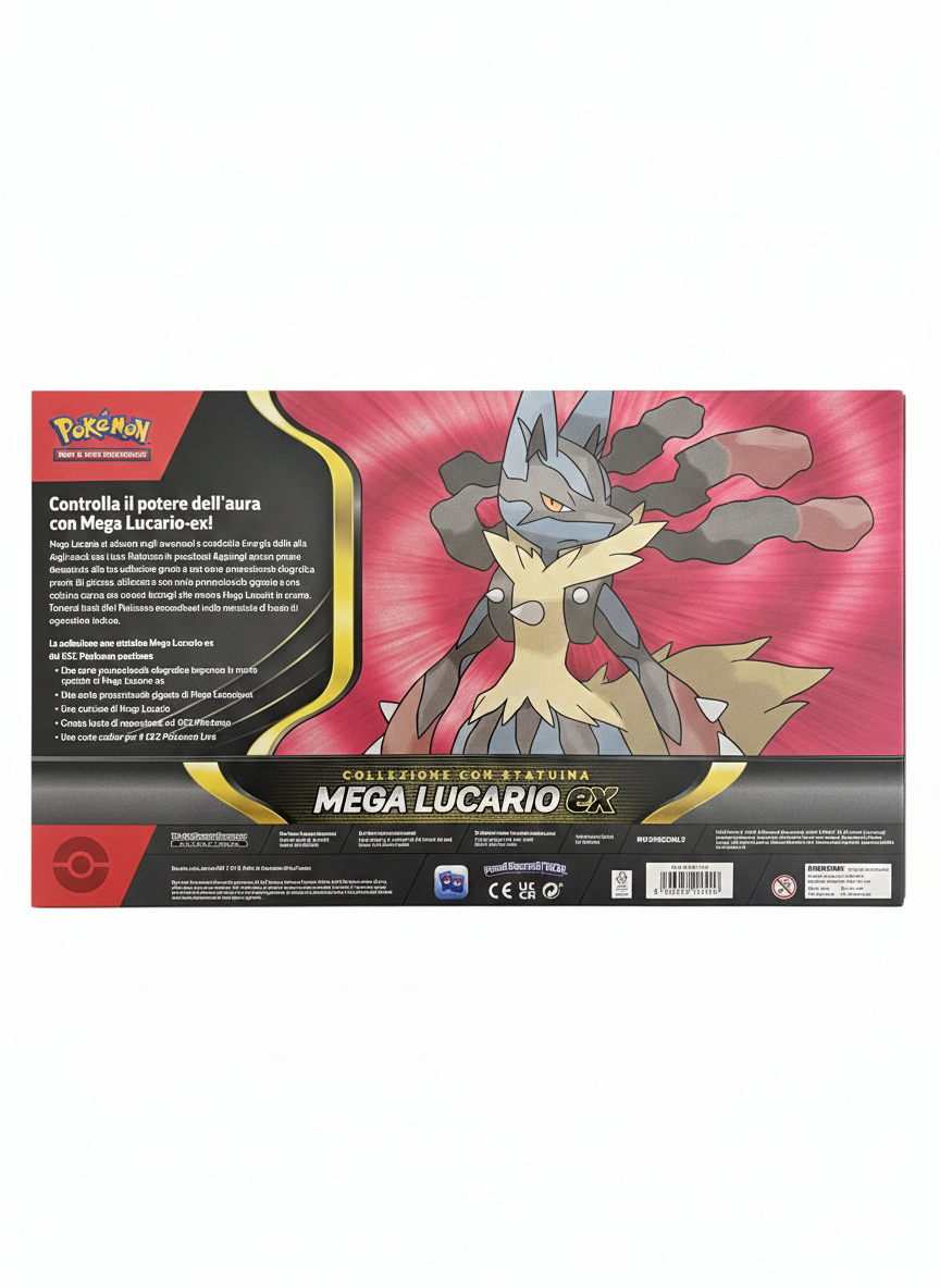 Collection avec figurine Mega Lucario-ex (IT)