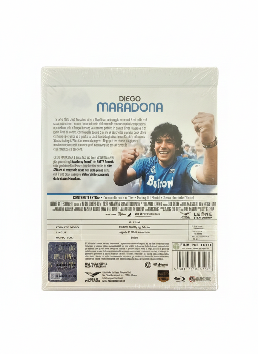 Blu-Ray Disk "Diego Maradona Ribelle. Eroe. Sfrontato. Dio.