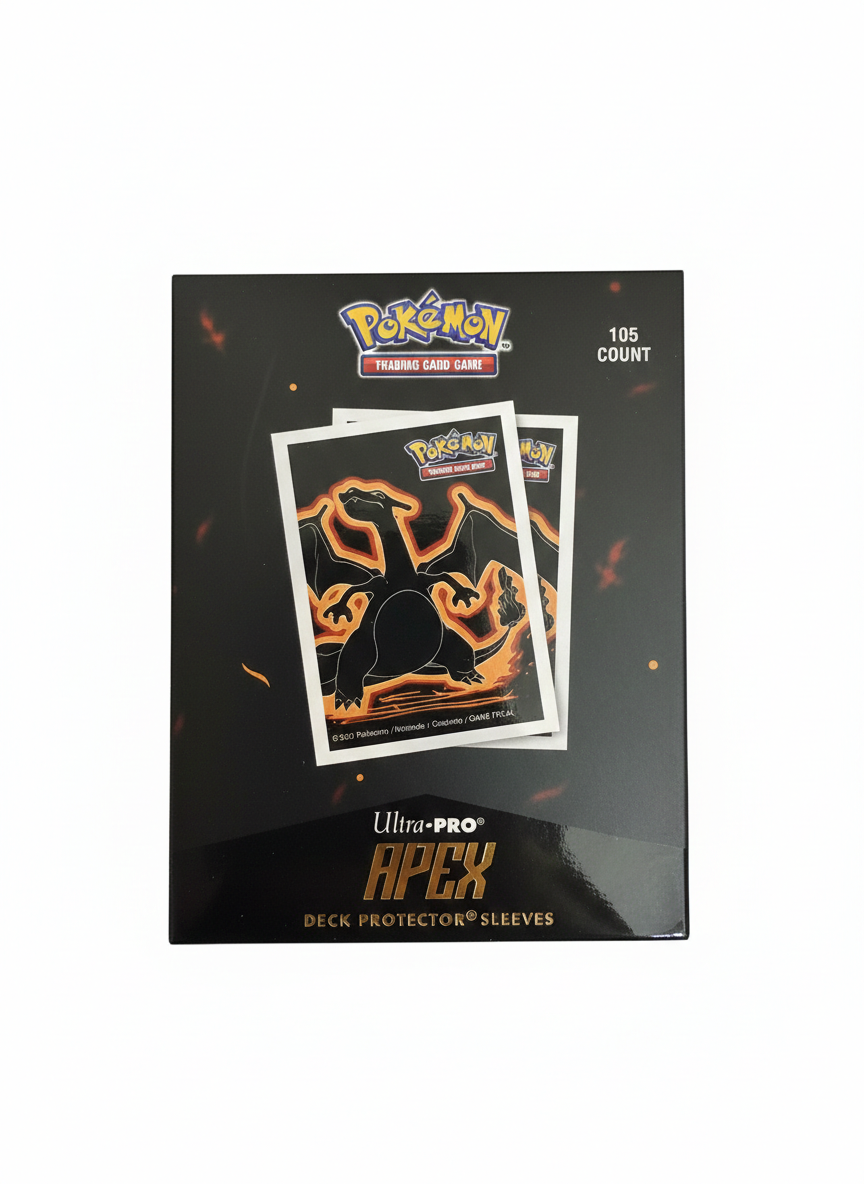 Apex Deck Protector Sleeves Standard Size - 105 Cound - Charizard